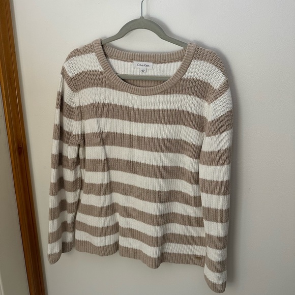 Calvin Klein Striped Sweater - Picture 1 of 5